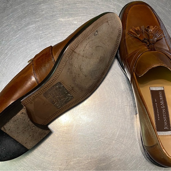 Johnston & Murphy Men\'s Tan Tassel Loafers main image 5